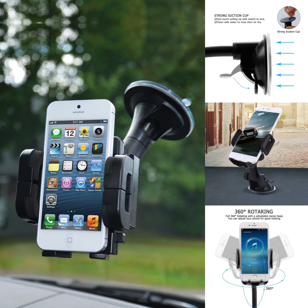 Universal Car Mobile Holder with Suction Cup